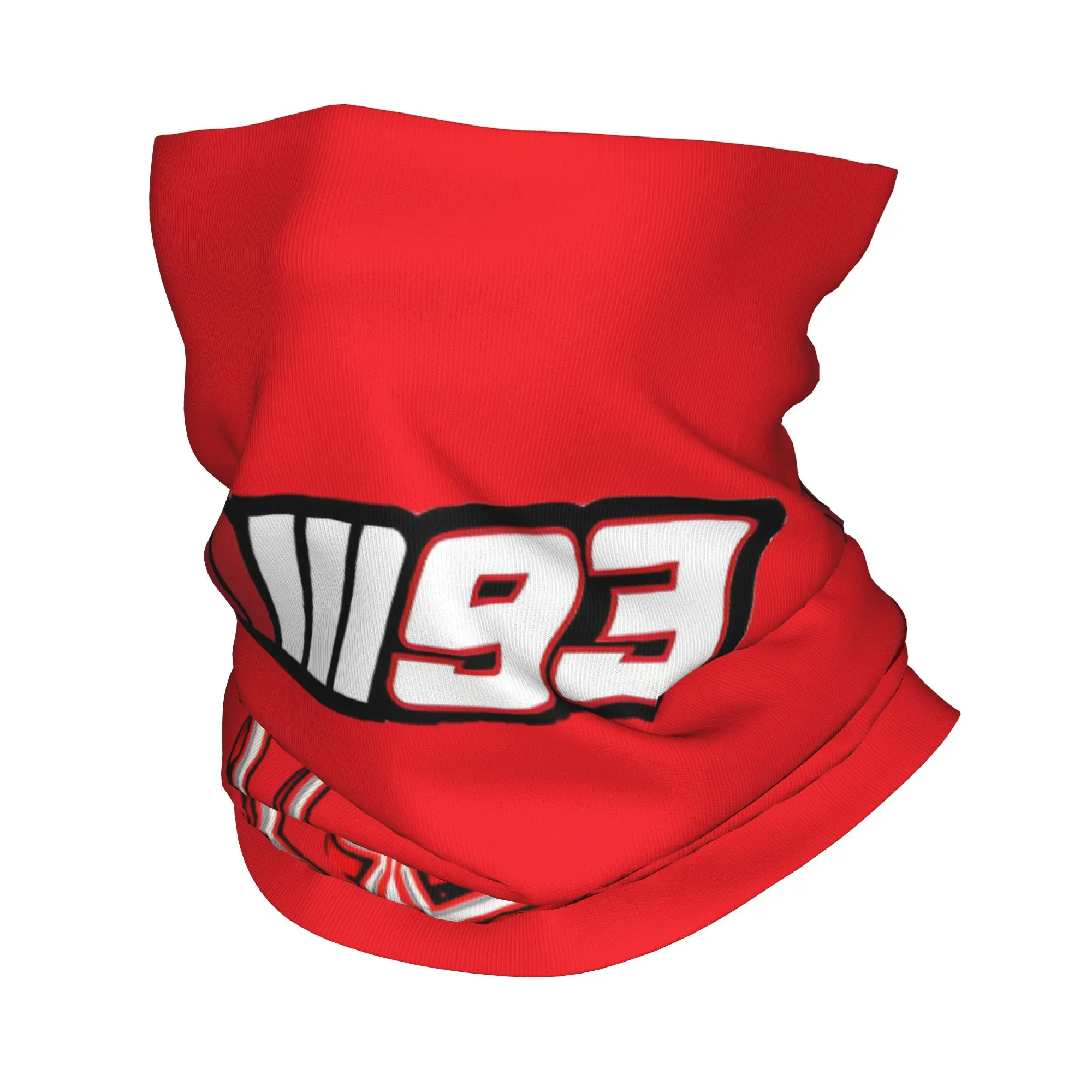 Custom M-Marced Motor 93 Bandana Neck Gaiter UV Protection Face Scarf Cover Women Men Motorcycle Rider Headband Tube Balaclava
