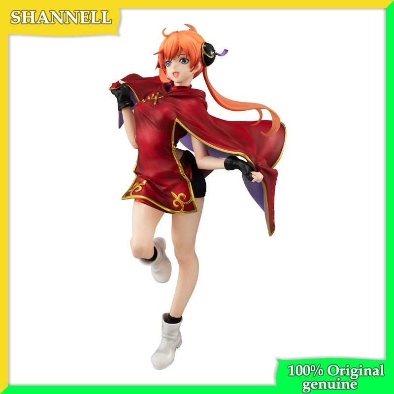 GINTAMA 100% Original genuine Kagura 21cm PVC Action Figure Anime Figure Model Toys Figure Collection Doll Gift