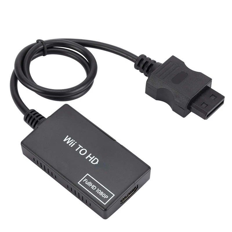 

Wii To HDMI-compatible Adapter 1080p 720p Wii2 HDMI-Compatible Adapter Audio for PC HDTV Monitor Display Full HD Audio Video