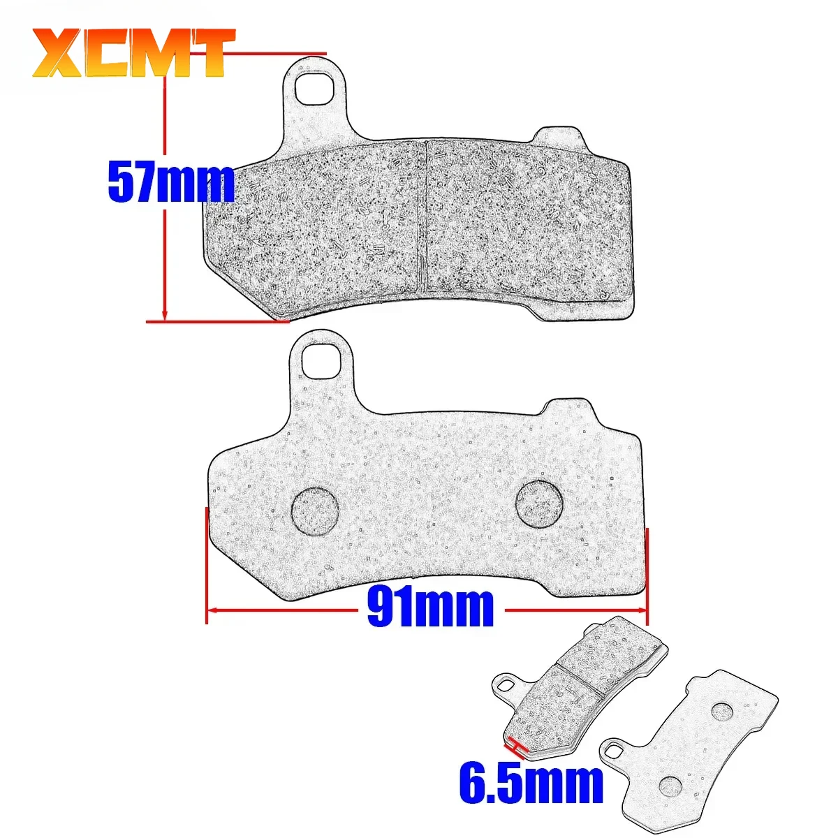 Motorcycle Front Rear Brake Pads Disks For Harley Davidson Road King Street Road Glide Electra Glide FLHR FLHX FLTR 2008-2018