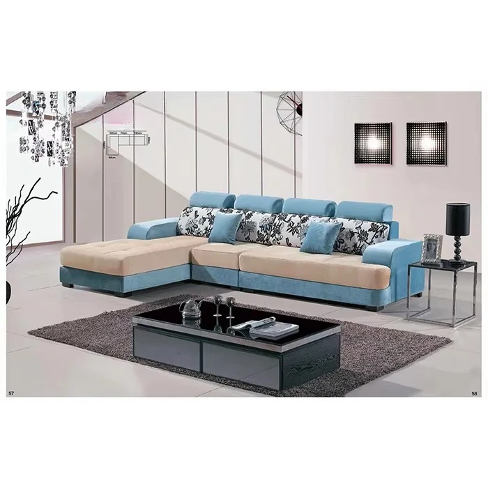 

For Fabric Sectional Sofa Set Fashionable Large Couch Living Room Furniture Factory Supplier Customizable Sofa