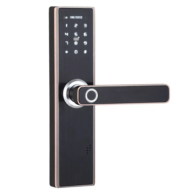 Safe Keyless WiFi Electronic Digital Fingerprint Smart Door Locks Password Remote Control Indoor System