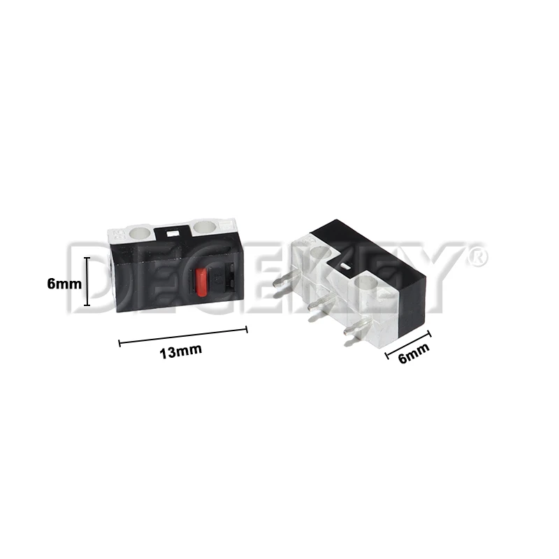 10PCS Micro Limit Switch Momentary Push Button Switch 1A 125V AC Mouse Switch 3Pins Long Handle Roller Lever Arm SPDT 12X6X6MM
