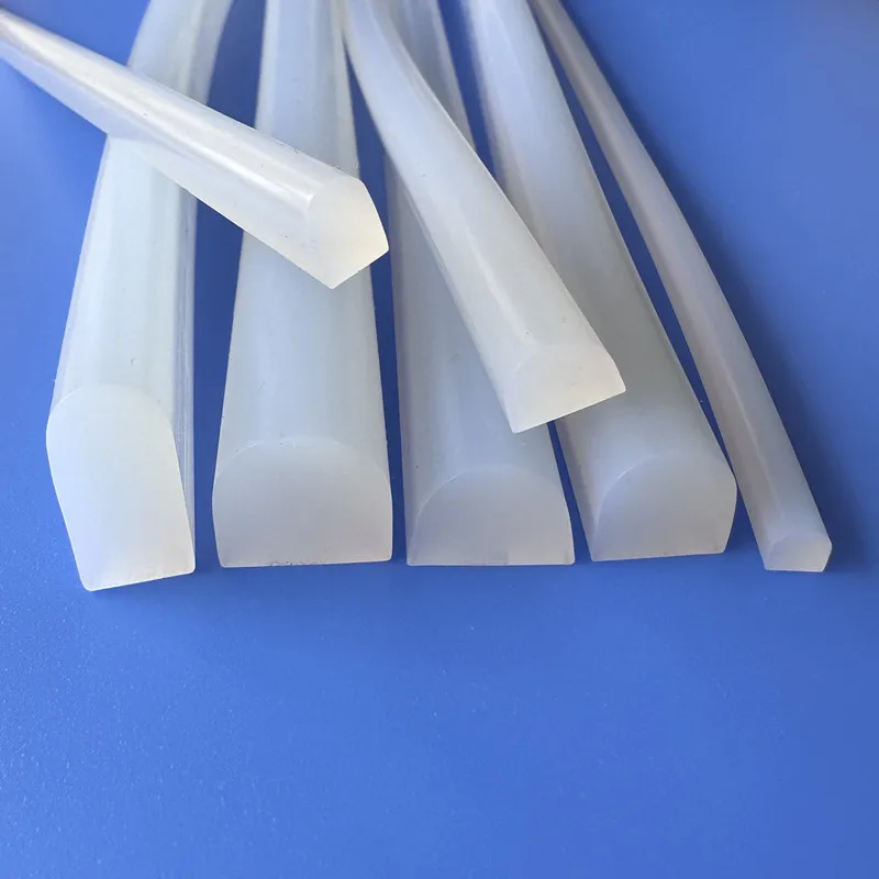 1/2/5M d-type high temperature resistant solid dense anti-collision water blocking strip silicone self-adhesive adhesive strip