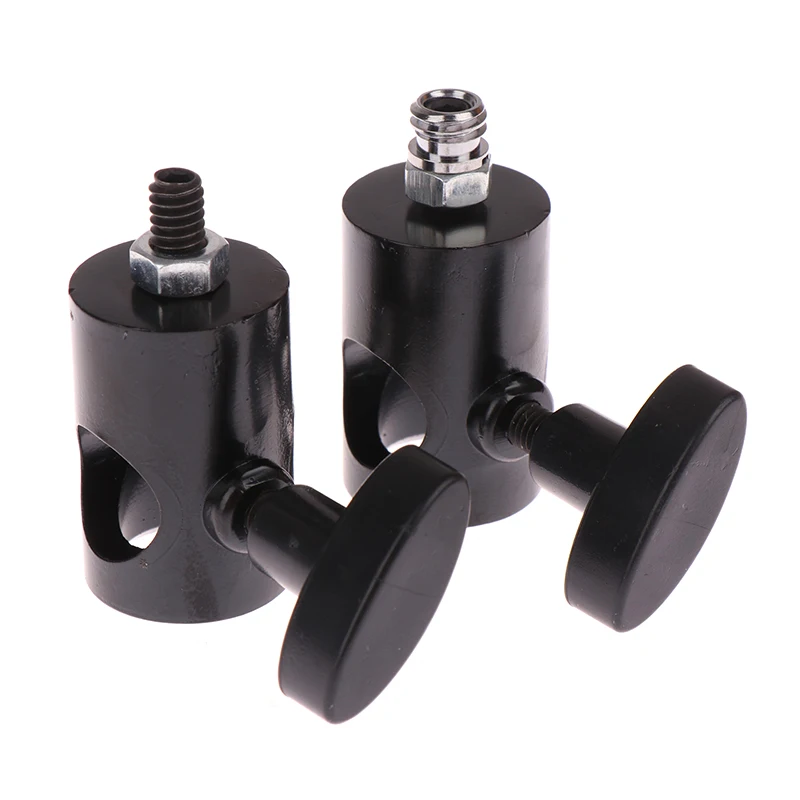 1Pc Rapid Adapter Converter Mount Bracket For Light Stand 1/4" 3/8" Thread Interface Universal Stand Adapter Bracket