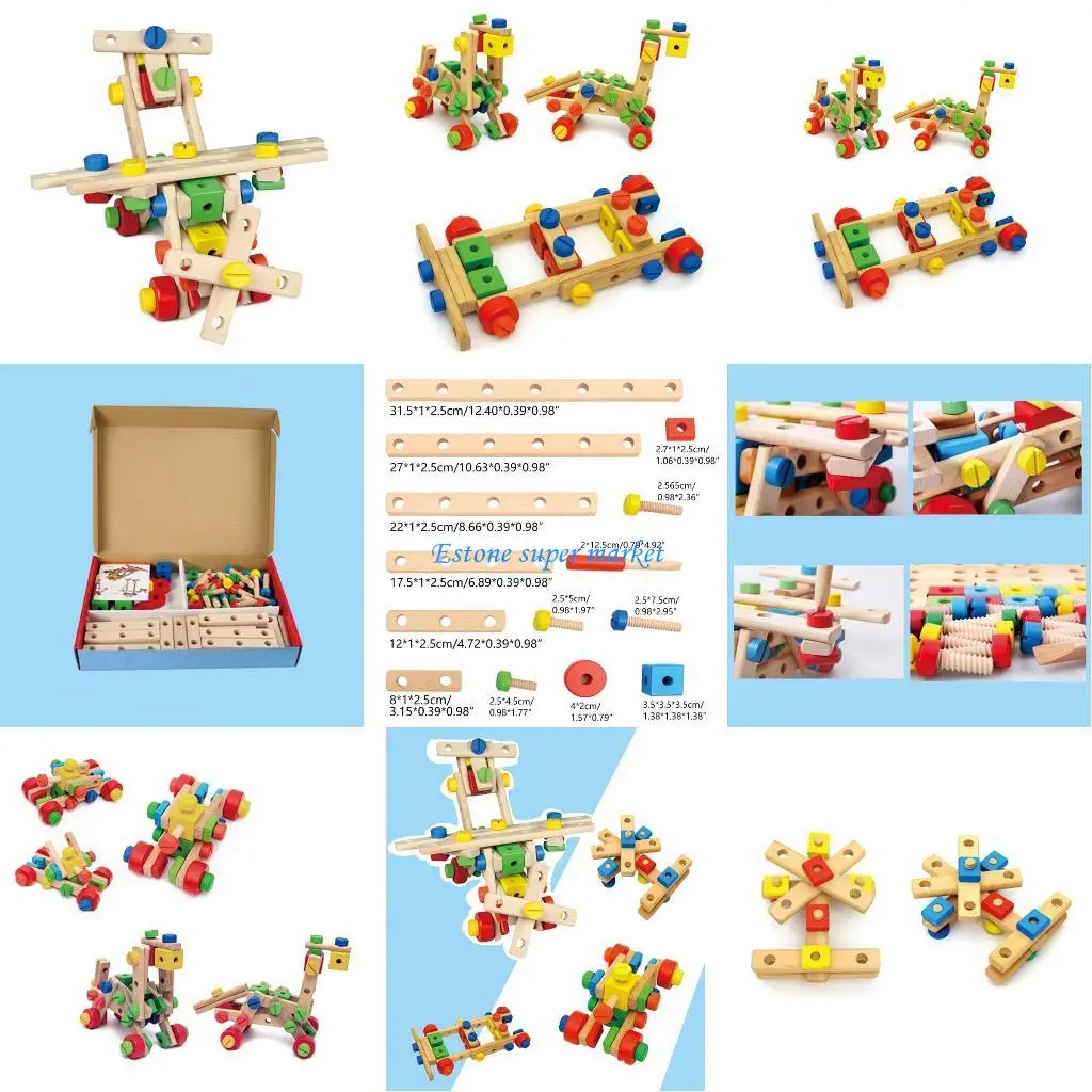 

090B Combination Disassembly Toolbox Educational Boys Toy Easy to Manipulate