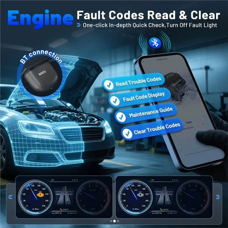 Ad20pro OBD2 Scanners Bluetooth 5.0 For Android/IOS PK ELM 327 AD20 OBD 2 Full OBD2 Oil Reset DTC Lookup Live Data