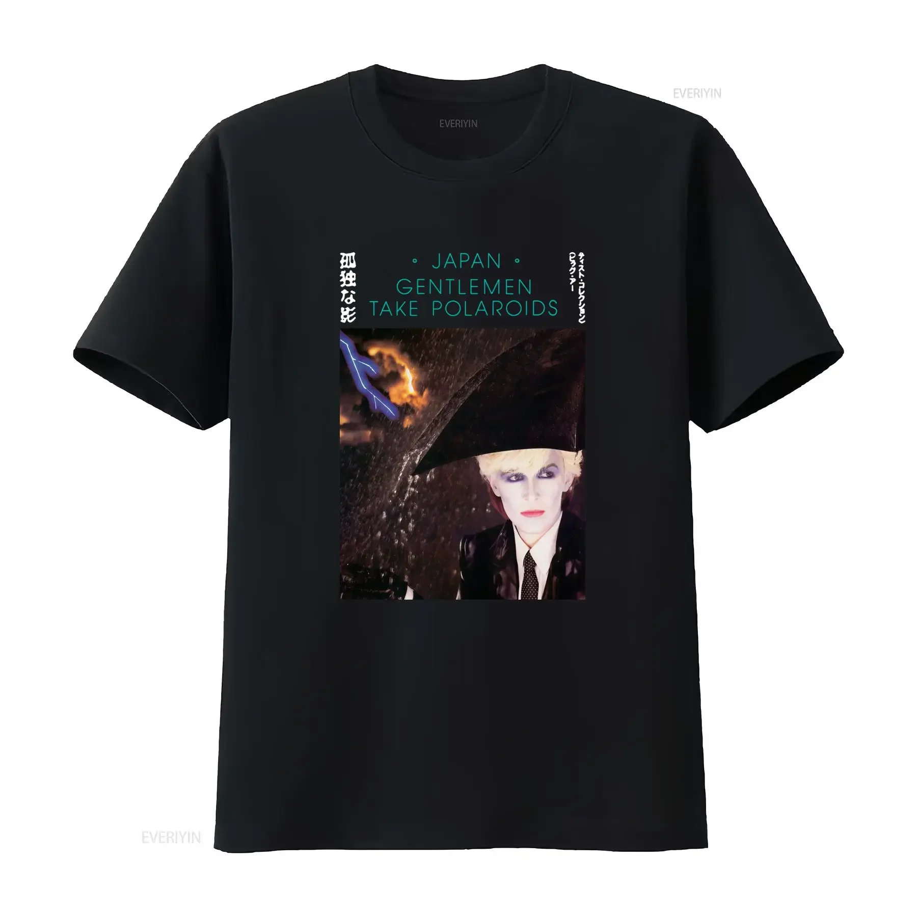 Japan Gentlemen Take Polaroids David Sylvian Inspired T Shirt Full Size S 5XL vintage Washed Breathable Versatile