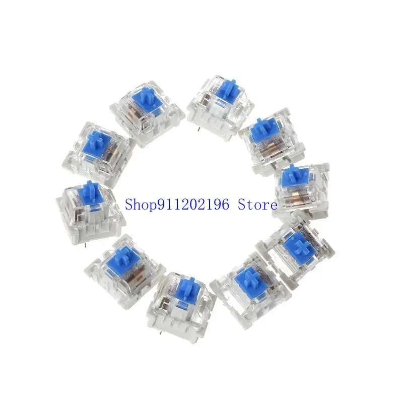 P82A 10Pcs Durable 3 Pin Mechanical Keyboard Switch Replacement For  Cherry MX