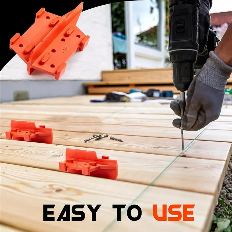 AS63-Deck Spacers Board Spacing Edges Tool For Pressure Treated, Composite