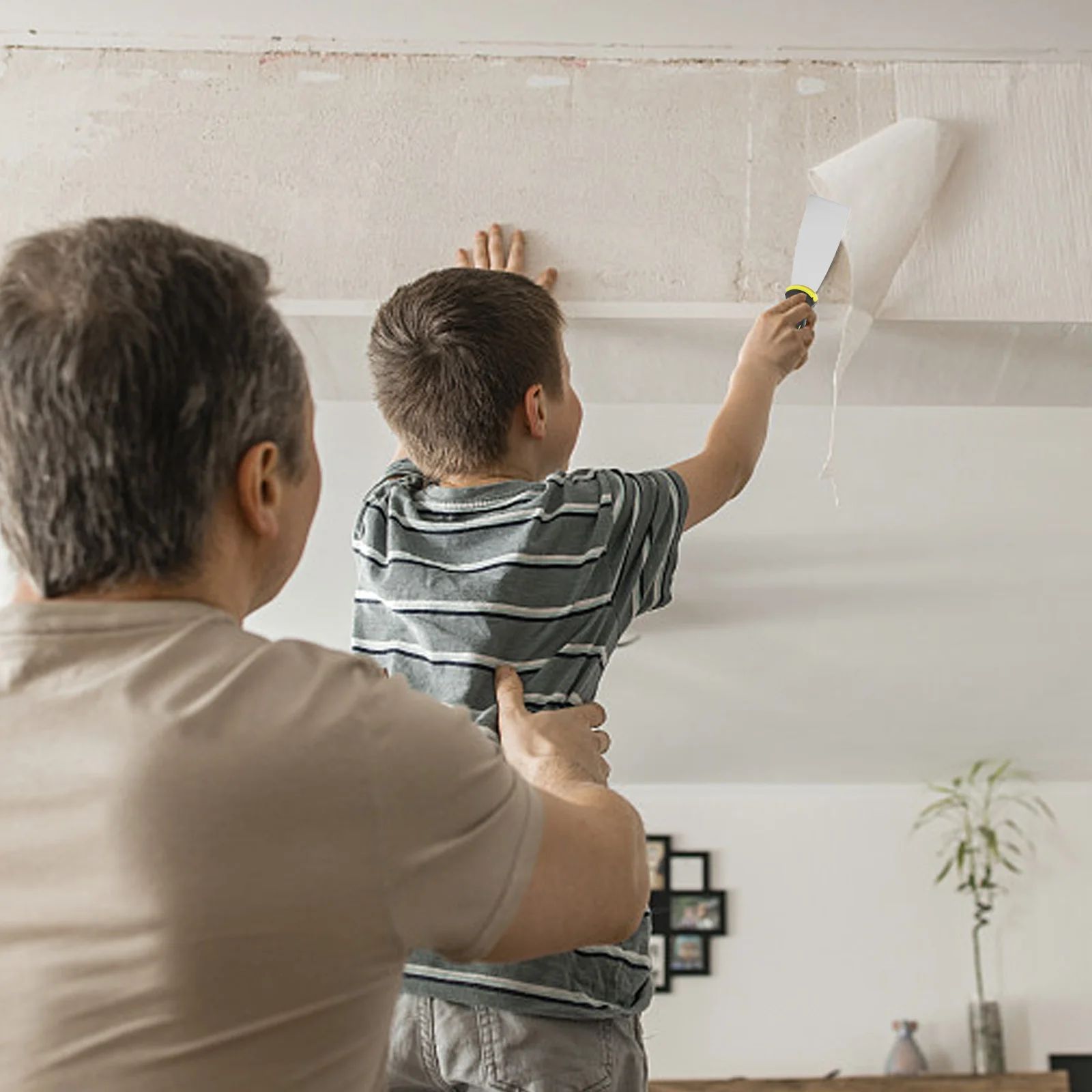 4 قطعة مجموعة مكشطة من الفولاذ المقاوم للصدأ 1.5 3 4 6 بوصة سكين جداري لطلاء البلاط الزجاجي دريوال تسجيل السكاكين أداة تنظيف الموقد #1