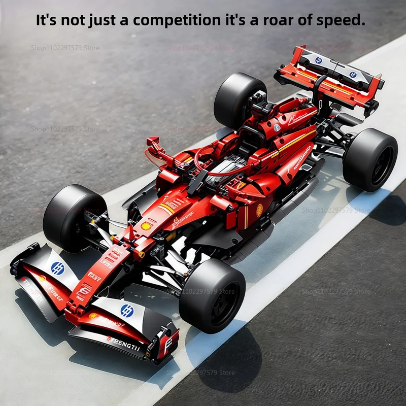 NEW Technical Super 1:10 Sports Car Formula Racing Building Blocks City Speed Famous Vehicle Bricks MOC Assemble Toys Kids Gifts