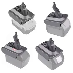 Adapter for Dewalt for Bosch for Makita for Milwaukee 18V Lithium Battery Converter To for Dyson V6 V7 V8 Battery Vacuum Cleane