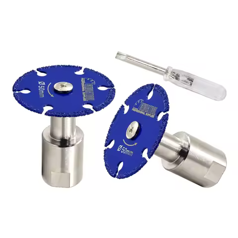 SHDIATOOL Mini Cutting Iron Disc Dia30/40/50mm Diamond Saw Blade Removable M14 Flange Hand Tool Steel Metal Pipe Nail Cut Plate