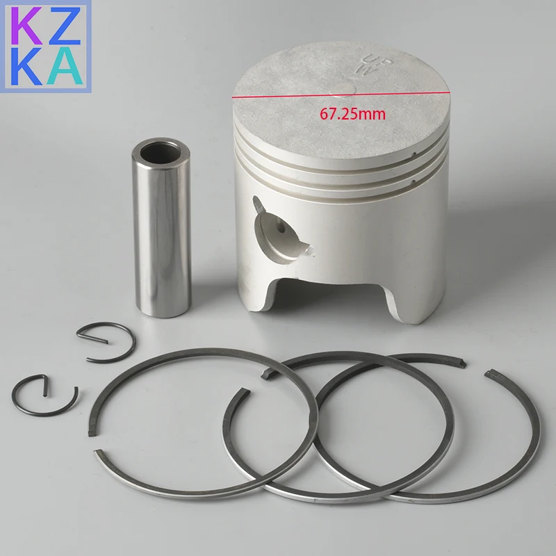 

6H4-11635-01-00 Piston set (0.25Mm O/s) for Yamaha outboard 2 stroke 25HP 40HP 50HP 6H4-11635 6H4-11635-01 boat engine parts