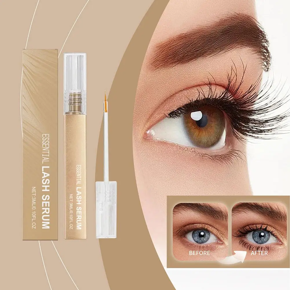 Wimpernwachstumsserum, nährende Wimpern, Augenbrauenverstärker, natürlicher, vollerer Booster, längere, dickere Verlängerung, bezaubernde Augenkosmetik