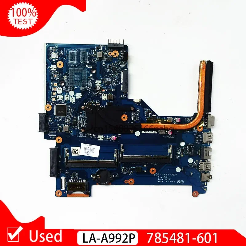 

Используется для ноутбука HP Pavilion 250 G3, материнская плата с фотопланшетом I3 CPU 785481-601 785481-501 785481-001, материнская плата DDR3