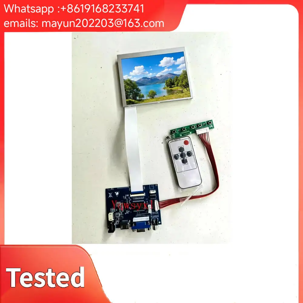 

5.6" Original LCD: AT056TN53 / AT056TN53 V.1, for AUTOBOSS V30, with HDMI/VGA/2AV Driver Board.