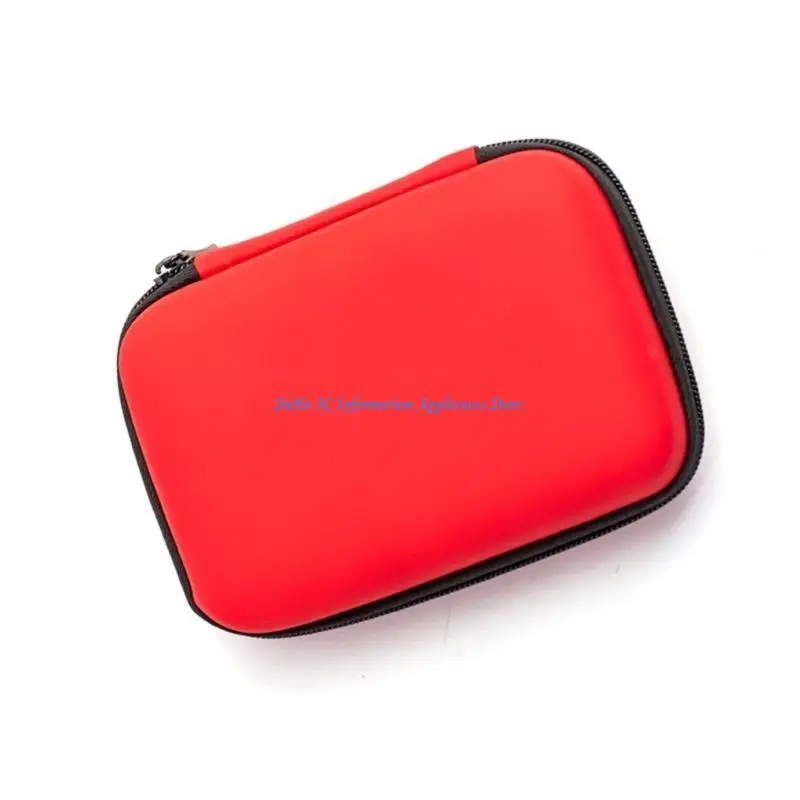 

EVA Organizers Bag for 2.5inch HDDs Earbuds and Charging Cables with AntiScratch Interior