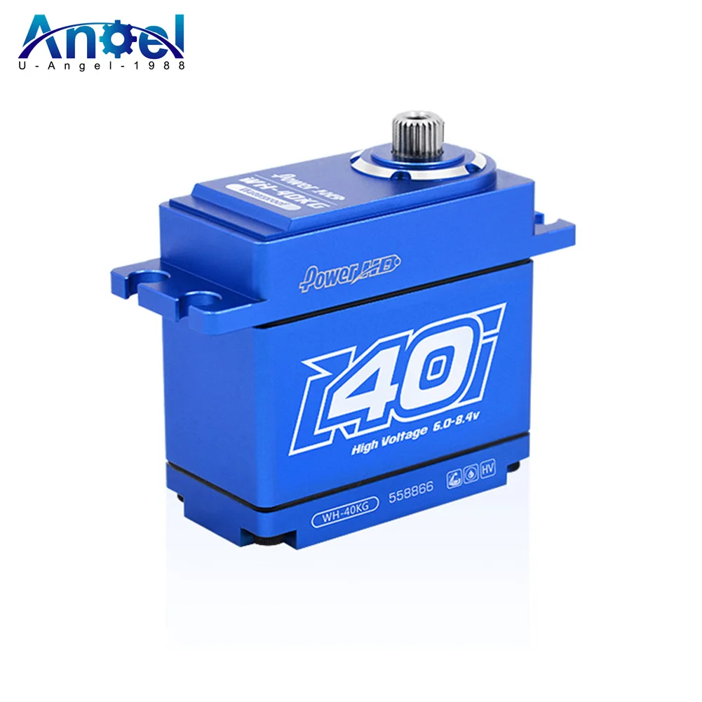 

Power HD WH20 WH30 WH40 HV 6.0-8.4V 40kg Large Torque Waterproof Digital Servo for Traxxas Trx4 RC Climbing Car RC Car Parts