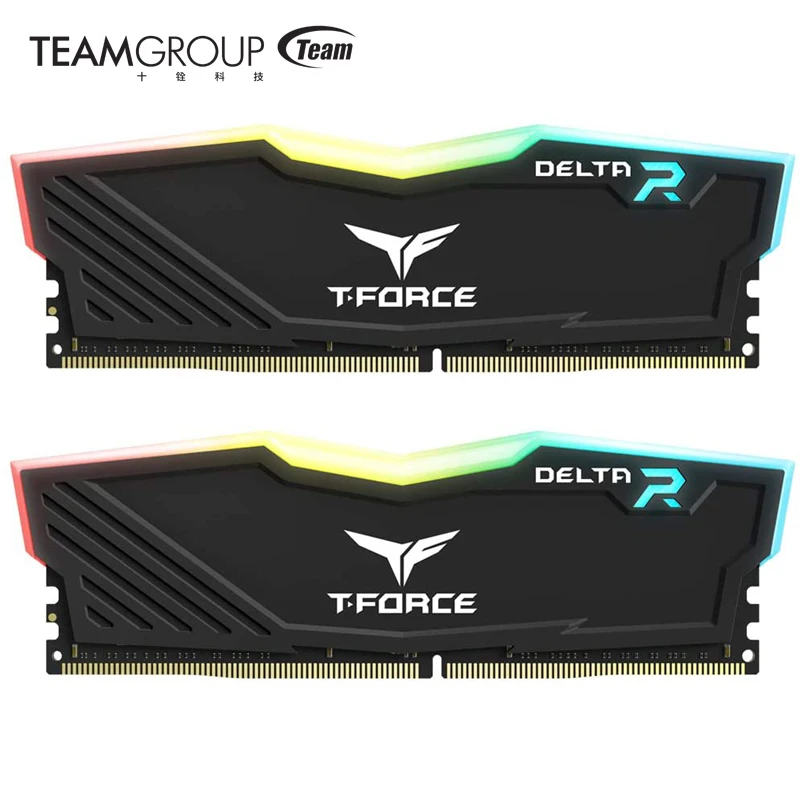 

TEAMGROUP DDR4 RAM DELTA RGB memory module desktop 8GB 3600mhz compatible with Intel/AMD platform supporting XMP2.0