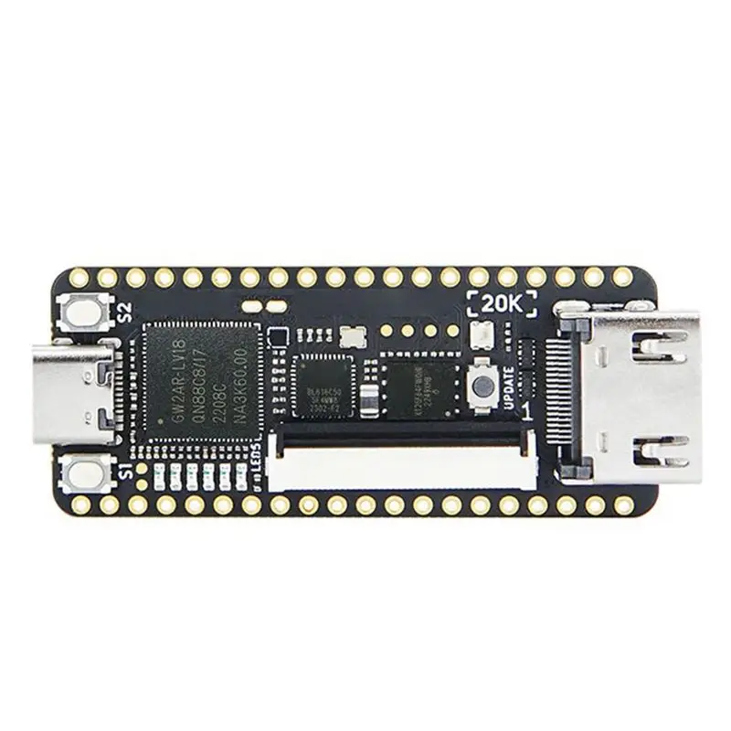 ELECT-For Sipeed Tang Nano 20K FPGA Development Board Low-Latency 64Mbits High-Speed RISCV Linux Retro Game Player Durable Easy