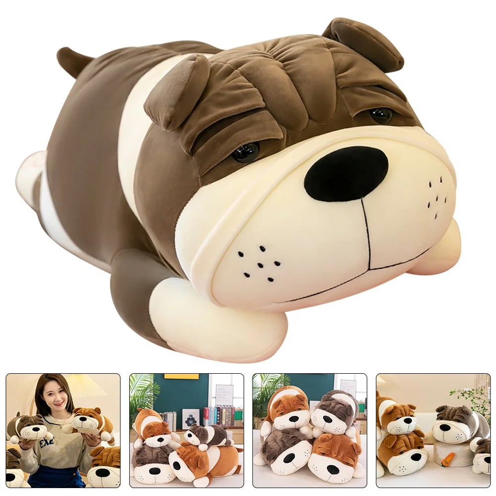 Cuscino a forma di animale cartone animato comodino tiro Shar Pei giocattoli per bambini che dormono bambini peluche per la casa