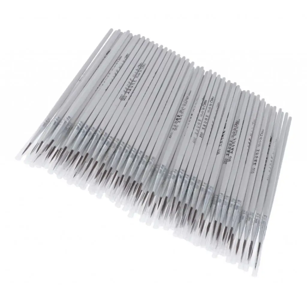 100set White Line Drawing Pen Pen Drawing Brush Dotting Pen 0.3-0.2cm