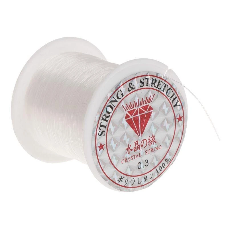  100m/Roll Crystal Line Invisible String Cord Clear Strong Wire for Garland Binding Moss Aquarium Plants Decorations