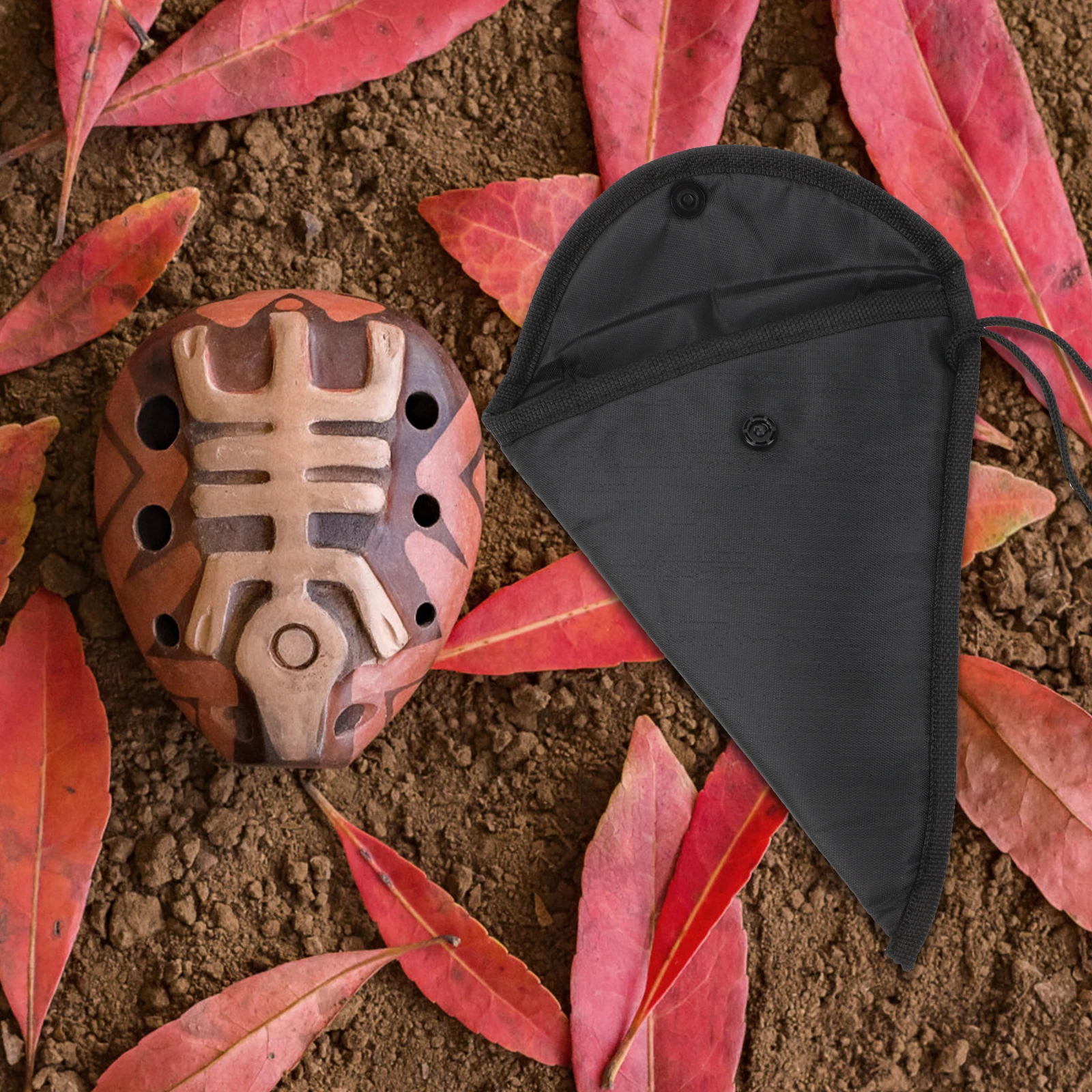 

5Pcs Lightweight Waterproof Ocarina Storage Bag Oxford Cloth Protector Pouch Non-Slip Storage Case