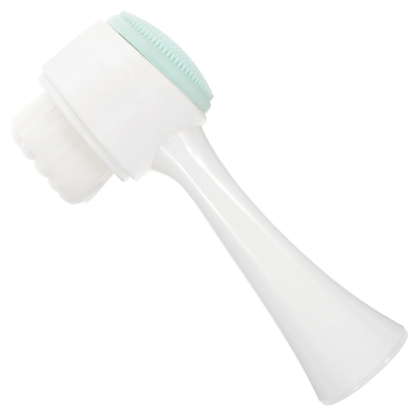 1 stuks dubbelzijdige gezichtsborstel handmatig gezichtsreinigingsapparaat mee-eter poriënreiniging scrub zijkant comfortabele zachte huid