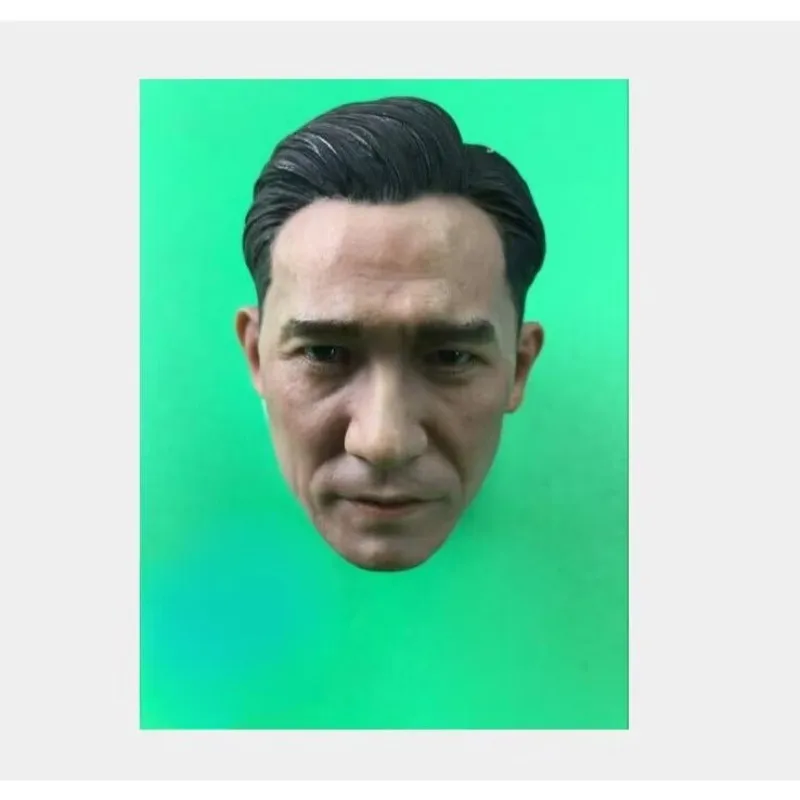 1/6 Scale Asian Hongkong Male Movie Star Leung Tong Head Sculpt Head Played Model for 12in Action Figure Phicen Tbleague Doll