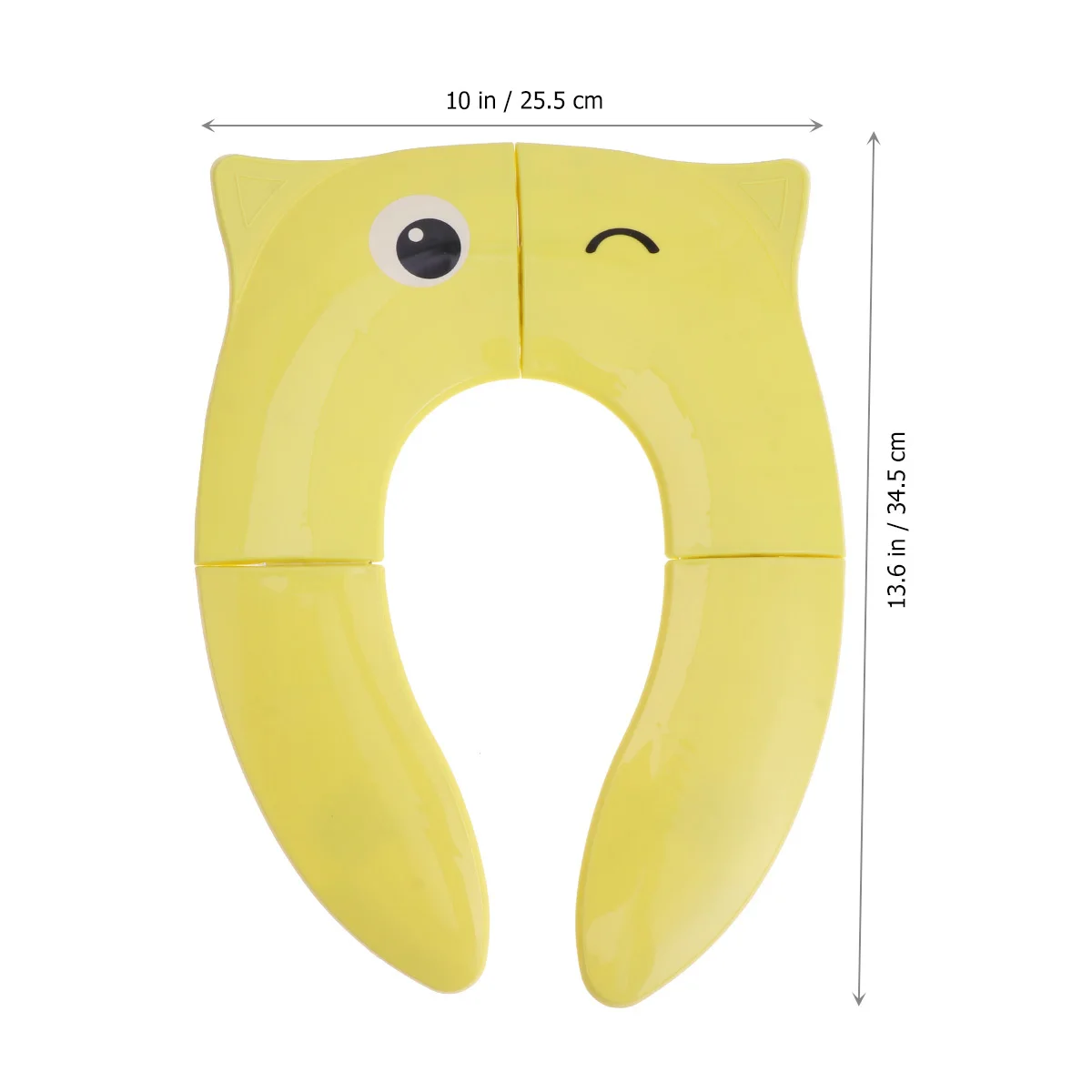 Durable Foldable Toilet Seat Pad Compact Size Universal Fit for Most Toilets Easy to Clean Toilet Seat Pad