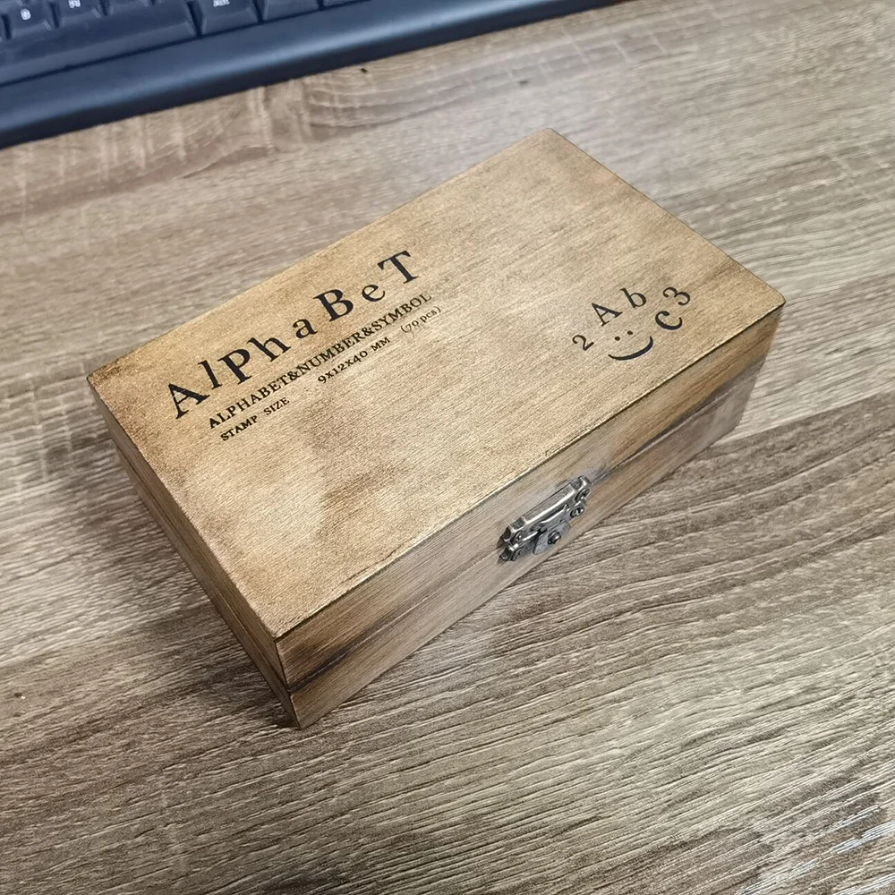 빈티지 쥬얼리 보관함 도장 상자, 작은 나무 상자, 선물 상자, 바느질 상자, 연필 상자, DIY 상자