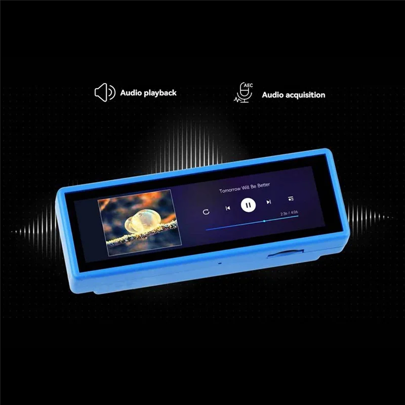 딥시크 샤오지 AI 채팅 로봇 박스 N16R8 개발 보드 3.49인치 LCD 터치스크린, Wi-Fi, BLE 5 ESP32-S3 포함