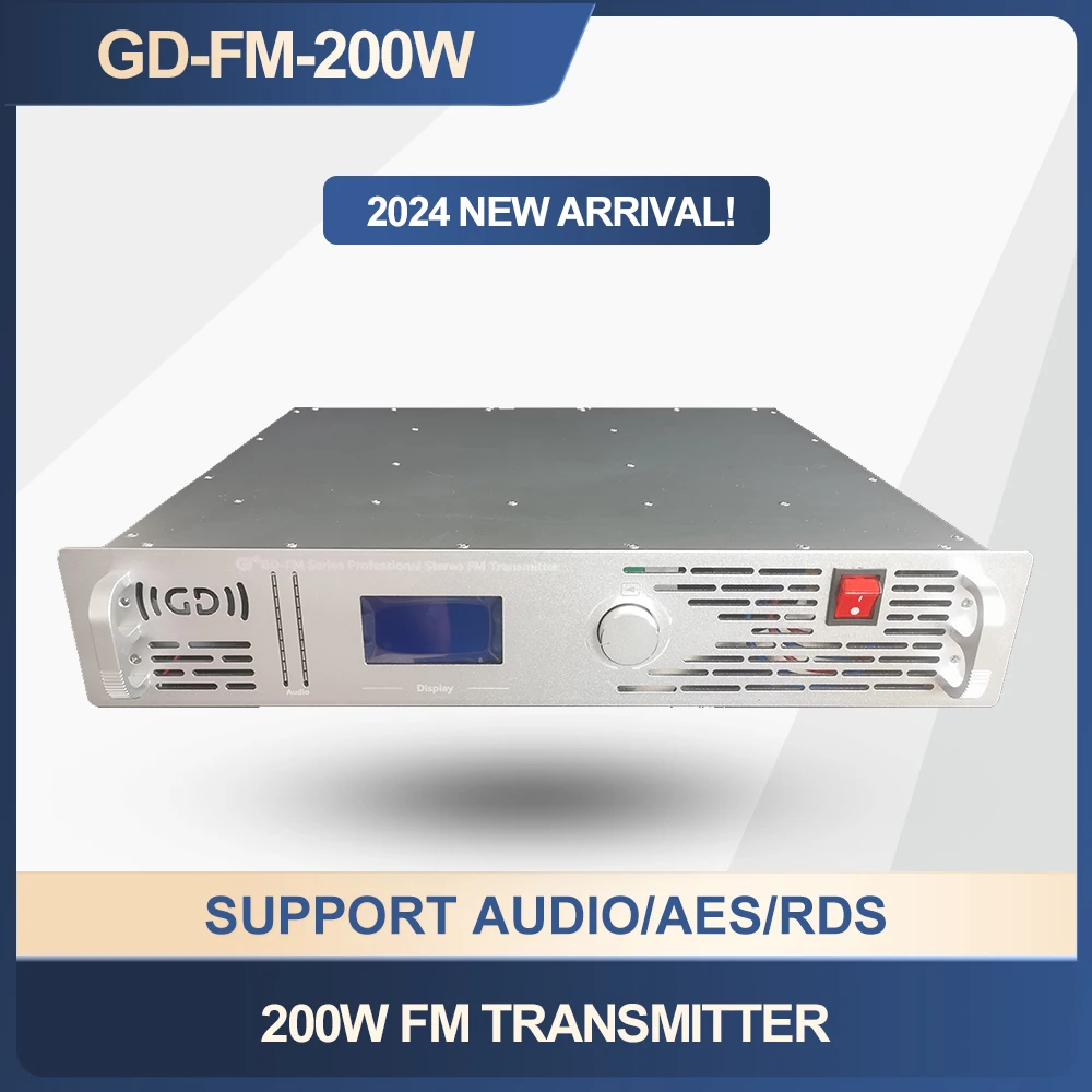 200W  200 Watt FM radio transmitter FM transmitter professional FM transmitter for radio broadcast
