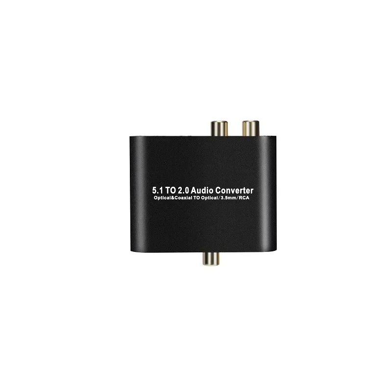 

decoder 5.1 Digital Converter Stereo Adapter 3.5mm jack Internet Splitter Audio Extractor for TV projector