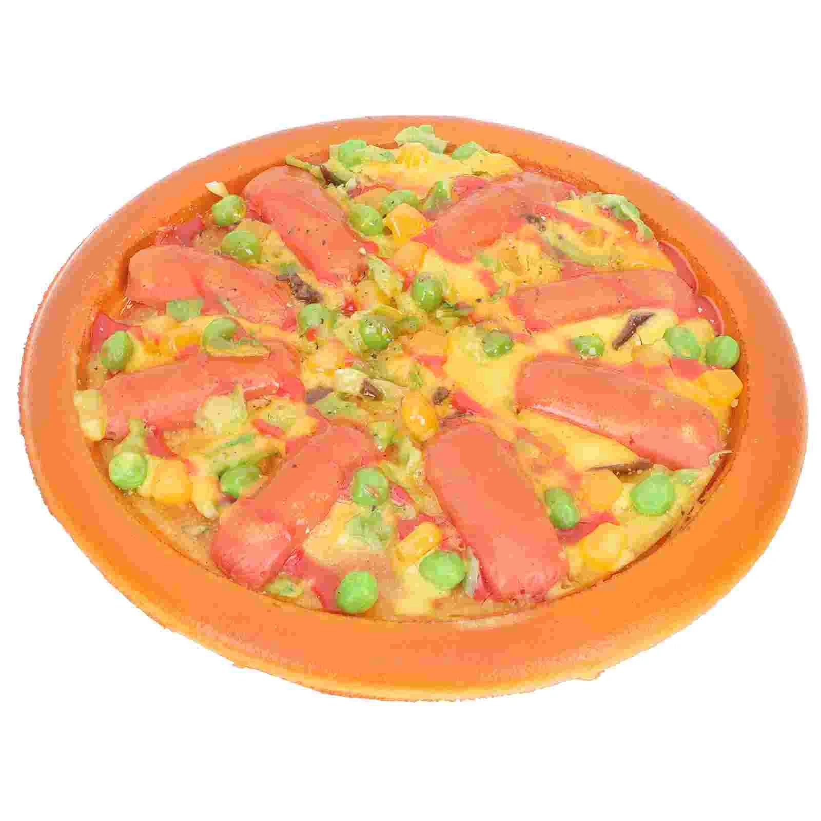 Toy Fake Food Pizza Ornament Simulation Pvc Bakery Photo Prop Photography Model Pretend Play Child Realistic