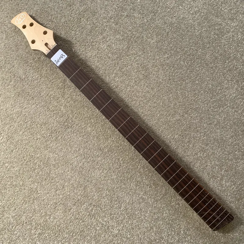 EN045 Fretless Electric Bass 4 Strings Genuine Original JD Brothers 24 Frets Bass Neck Unfinished for Replace DIY Guitar Parts