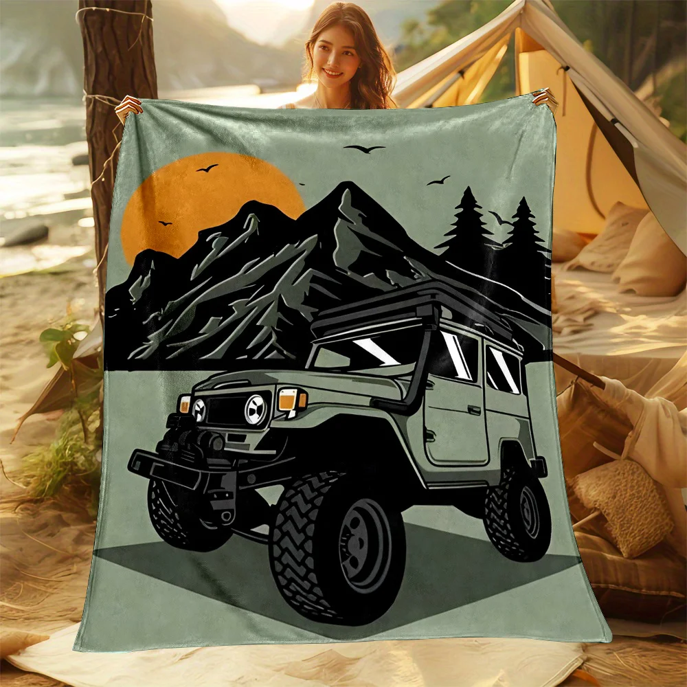 بطانية مريحة بتصميم سيارة جيب - مراجعة Outdoor Adventure Jeep وسعره