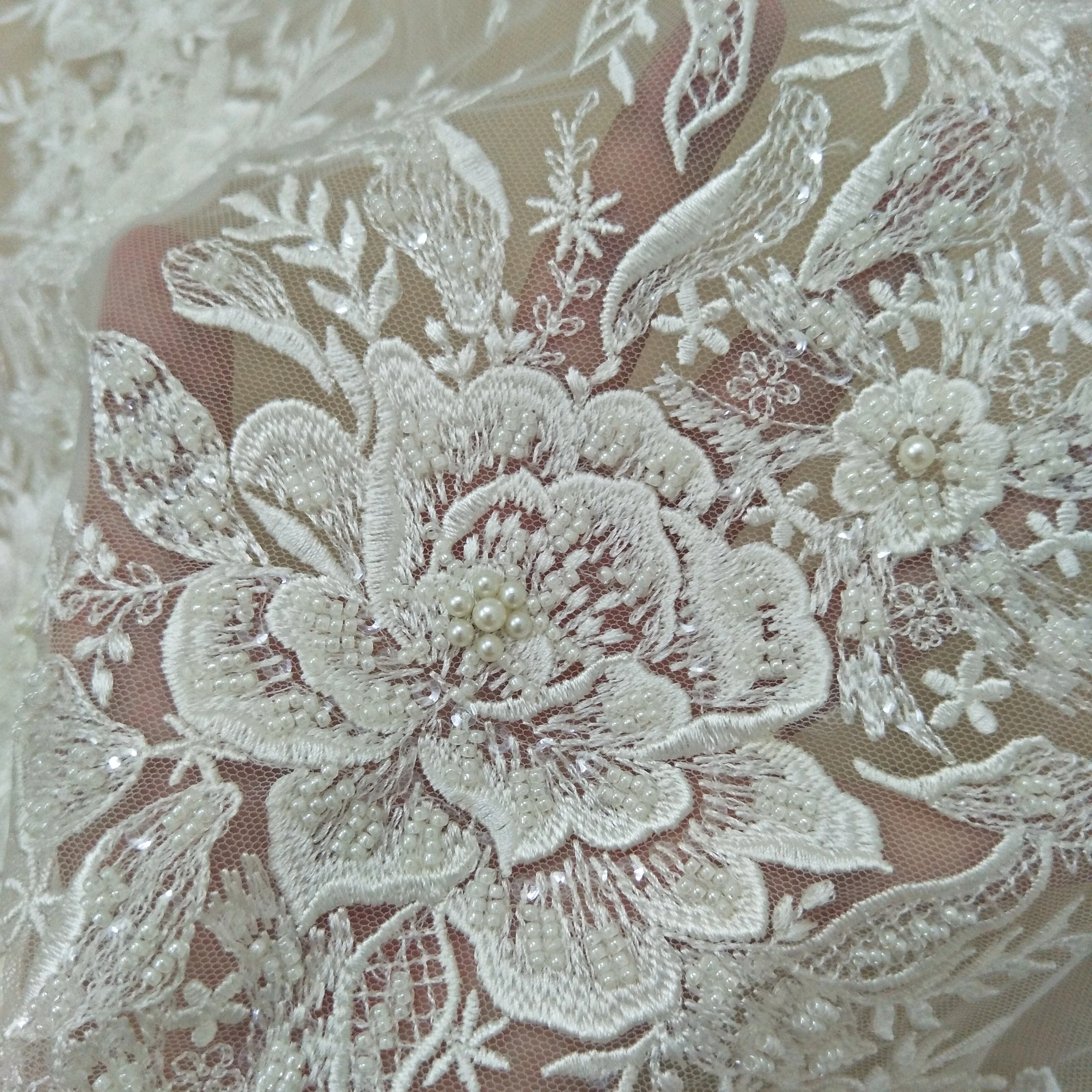 Lace Trim Fabric for Crafts, Embroidered Lace, Yl8871, Cheap Price, Yl8871