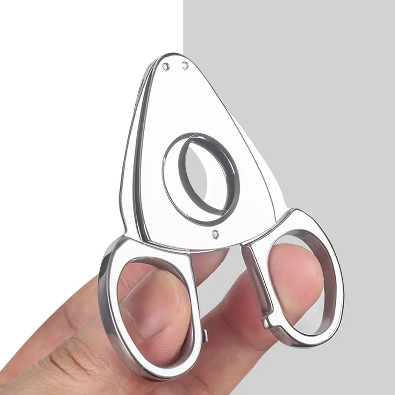 Cigar Cutter Knife Pocket Cigar Cutter Scissors Zigarre Semi Cigar Knife Scissors Smoking Cigar Guillotine Cutter Scissors