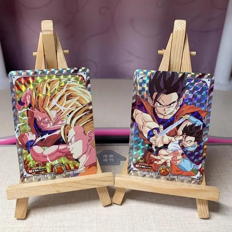 9 pz/set Dragon Ball Jumbo Cell Majin Buu Anime personaggi del gioco Self Made Classic Series Color Flash Limited Collection Card Toy