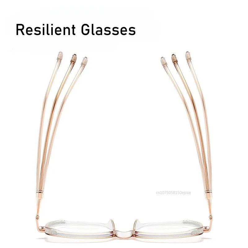 Occhiali da lettura con montatura in metallo glitter Donna Uomo Occhiali da presbite anti luce blu Occhiali da vista HD anti-fatica Diottrie da 0 a + 4,0