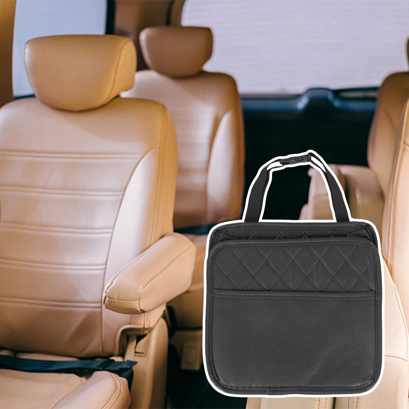 Backseat Storage Box Car Backseat Storage Bag Vehicle Storage Solution High Universality Fitment Made Of Good Materials