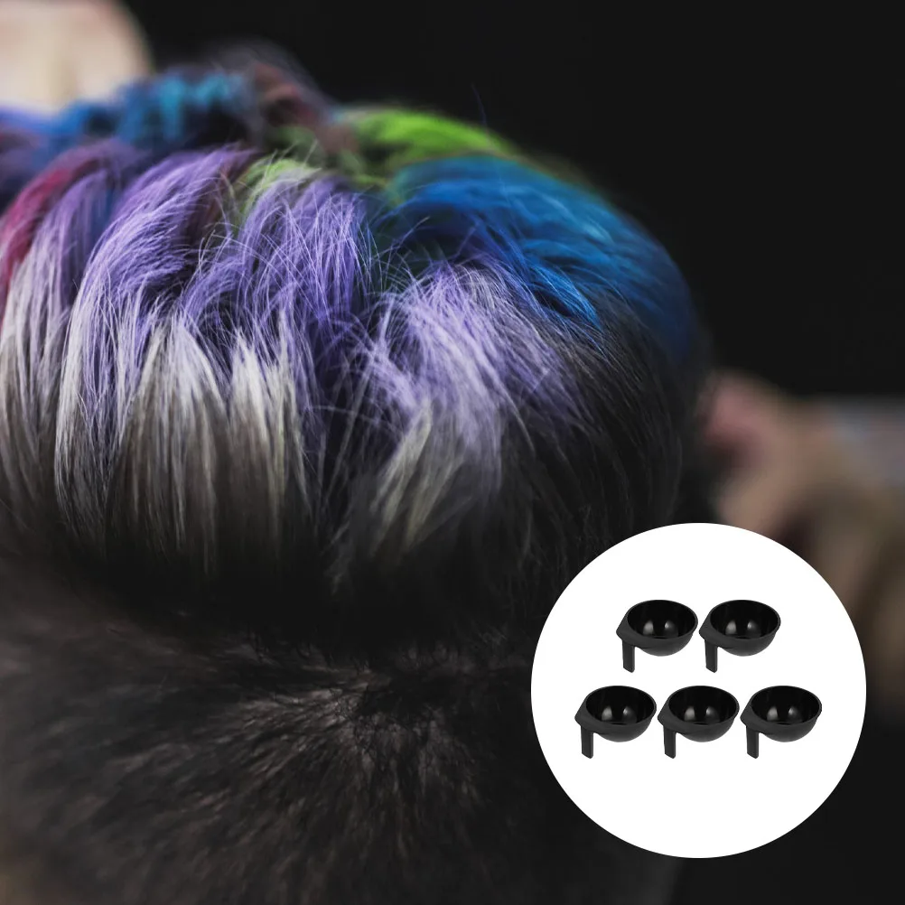 

5pcs Hair Dye Bowl ABS Mixing Bowls Salon Color Container for Hairdresser Stylist Tools Reusable Portable Lightweight