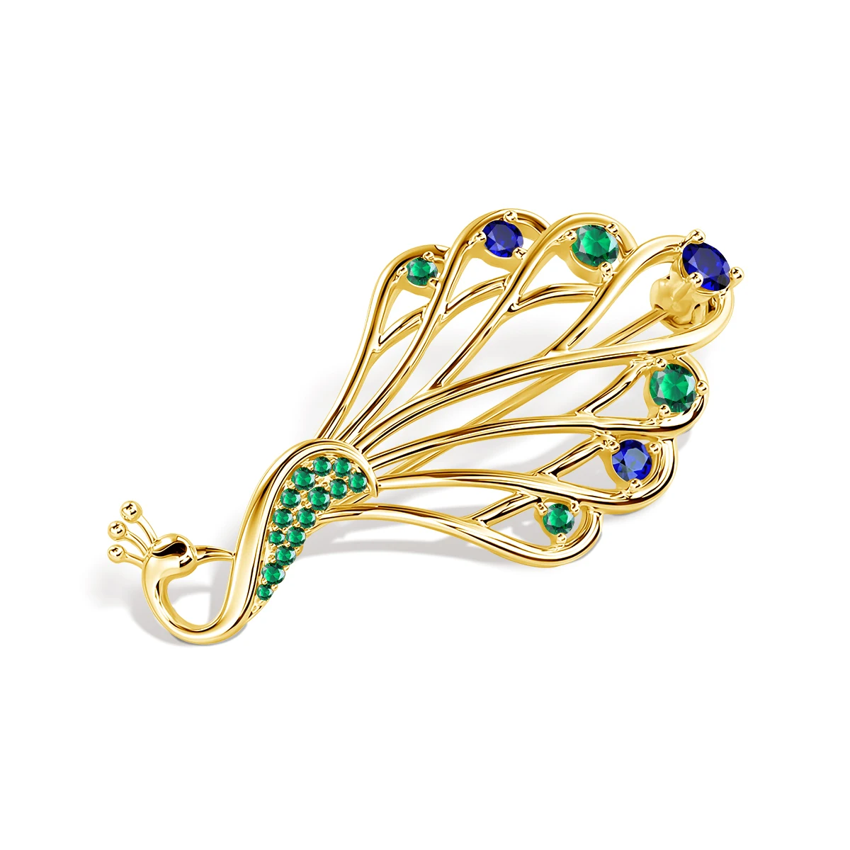 Szjinao 100% Sterlign Silver Peacock Brooch Pin For Women With Nano Stones Designer Luxury Jewelry High Quality Trending Gift