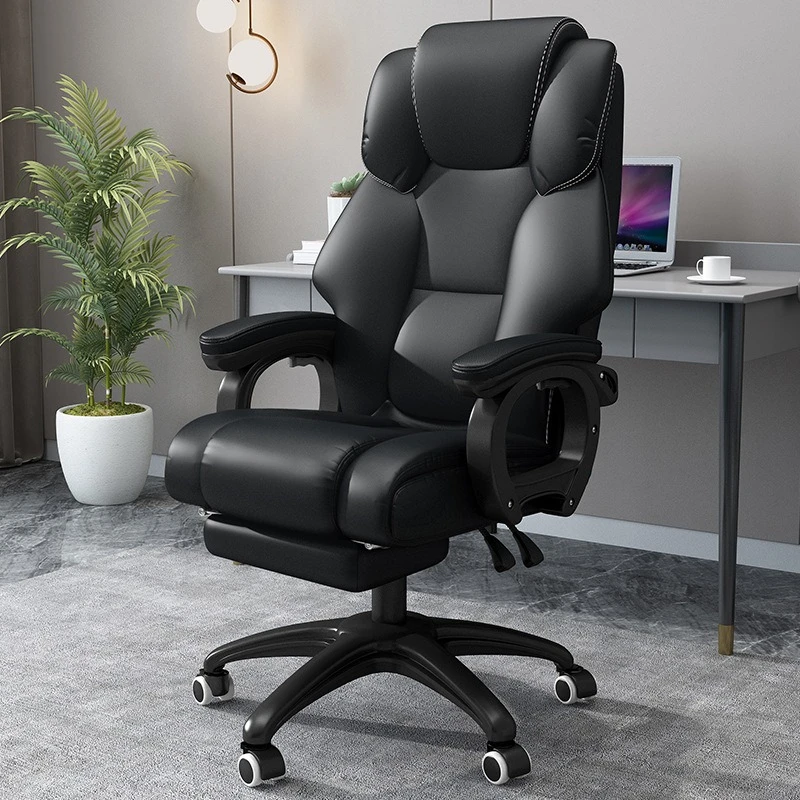 

comfortable sedentary not tired boss chair reclining massage lifting computer chair Office ergonomic sedia studio furniture