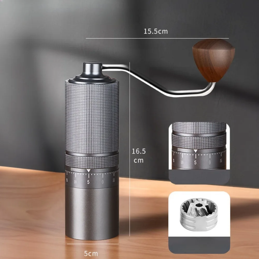 

Manual Coffee Grinder High Quality CNC Stainless Steel 5/6/7 Core Grinding Core Home Adjustable Portable Coffee Grinding Tools