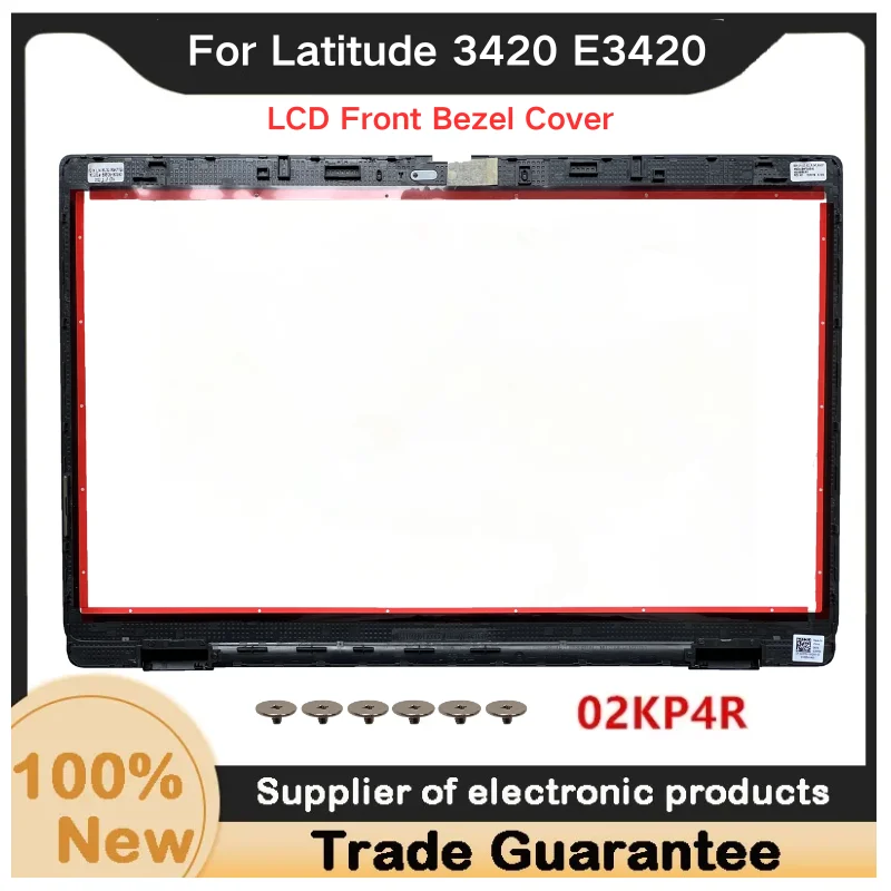 New For Kailxuling Latitude 3420 E3420 LCD Back Cover 02K5F8 / Front Bezel / Upper Case Palmrest 04PX9K / Bottom Case 03VX9G image 3